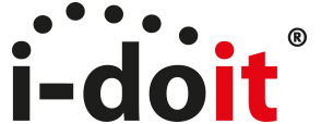 Logo von i-doit, einer Komplettlösung im Portfolio von SHD für IT-Dokumentation und CMDB.