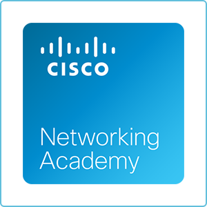 CISCO Networking Academy-Logo, symbolisiert IT-Ausbildung und Netzwerkkompetenz im Kontext der SHD Leistungen.