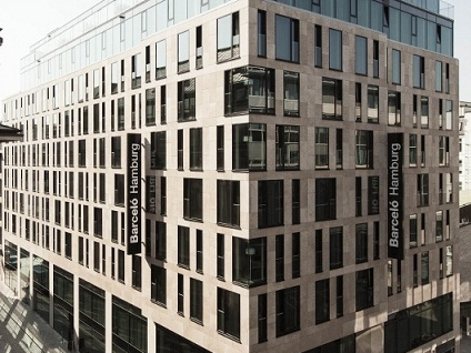 Außenaufnahme Barceló Hotel Hamburg