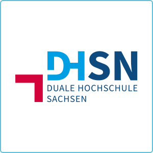 Logo der Dualen Hochschule Sachsen, einem Partner von SHD.