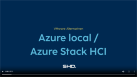 Videovorschau für Azure local und Azure Stack HCI als VMware-Alternativen