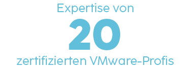 SHD hat die Expertise von 20 zertifizierten VMware-Profis