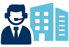 IT-Dienstleister SHD präsentiert einen Support-Mitarbeiter, der Unternehmen bei technischen Anfragen unterstützt.