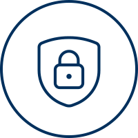 Ein Schloss-Icon symbolisiert erfolgreiche Maßnahmen des Sicherheitsmanagements in der IT.